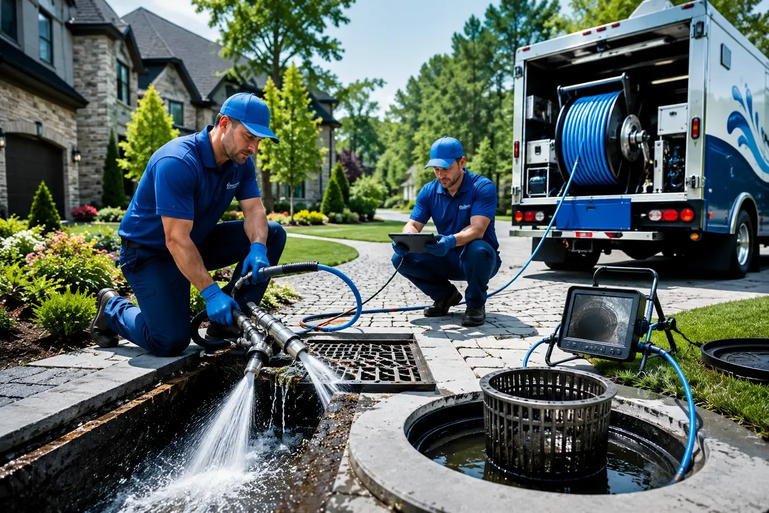 Local outdoor drain cleaning professionals in Liberty Center, IA